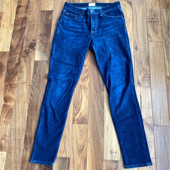 Hudson Nico Mid-rise Super Skinny Dark Wash Denim size 27 - Picture 4 of 5